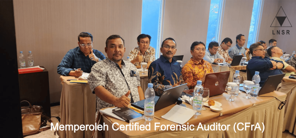 Memperoleh sertifikasi Akuntan Forensik Indonesia (Certified Forensic Auditor, CFrA)